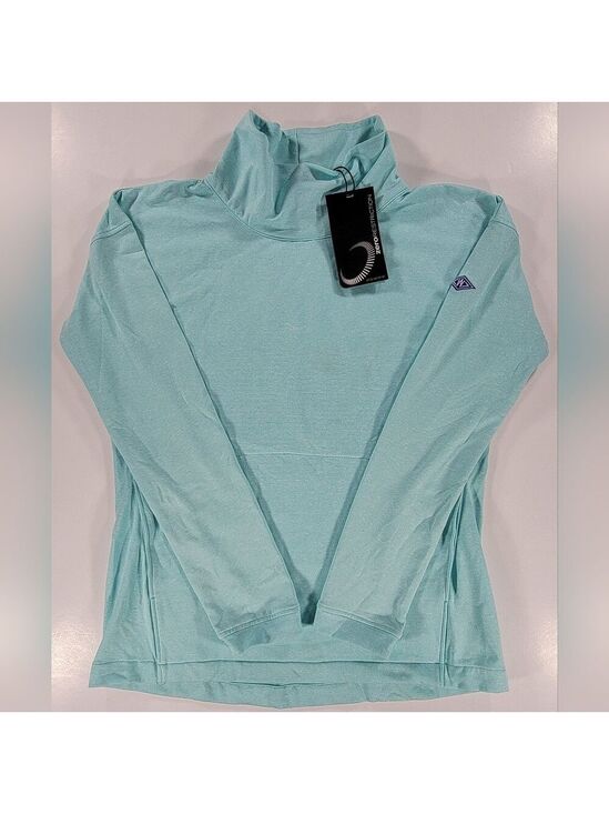 zero restriction Tops - Zero Restriction Mari Mock Neck Pullover Womens XS Westchester Golf Turks Blue